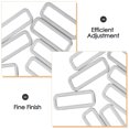 thumbnail image 3 of AURARMLET 12Ud Hebillas Rectangulares De Zinc Para Cinturón Con Redondeado De Esquinas Y, 3 of 8