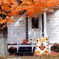 thumbnail image 4 of Thanksgiving Fall Yard Flags Happy Thanskgiving Cute Pumpkins Double-Side Yard Flags, 28x40in Versatile Turkey Cartoon Garden Flag Decoration for Garden Lawn House Balcony Porch, 4 of 6