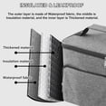 thumbnail image 5 of Lunch Bag for Women&Men - Lunch Thermal Cooler Bag,for Work Family Outdoor Party Picnic (Gray), 5 of 6