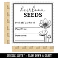 thumbnail image 2 of Heirloom Seed Packet Label for Flowers Vegetable Fruits Self-Inking Rubber Stamp Ink Stamper - Black Ink - Large 1-1/2 Inch, 2 of 7