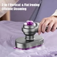 thumbnail image 3 of 2026 Handheld Rotary Garment Iron, Portable Garment Steamer – Remove Wrinkles Quickly and Effortlessly, Mini Steam Iron, Fast Heating 90° Swivel Handle for Travel, Home, Lightweight & Compact, 3 of 7