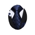 thumbnail image 1 of Set de Corbata Barry.Wang de Seda a Cuadros 150 cm con Pañuelo y Gemelos, 1 of 5