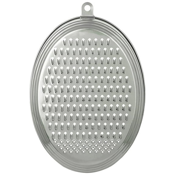 iKonbi Stainless Steel Grater and Slicer for Vegetables, Coconut fruits sweets cheese easy to handle also known as Kisni