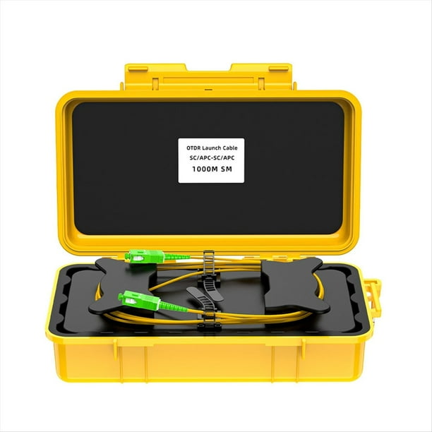 Cable de Lanzamiento OTDR, Eliminador de Puntos Muertos, Cable de Extensión de Prueba de Fibra Óptica de 1000 M, Herramienta de Prueba de Cable de Fibra Óptica A
