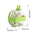 thumbnail image 3 of Plastic Ice Cube Maker with Enclosed Dust-Free Tray, Effortless One-Step Ice Release, Zero-Contact Quick Refilling for Home Kitchen & Picnic Use, 4.72 Inch Width, Portable Freezing Mold, 3 of 8