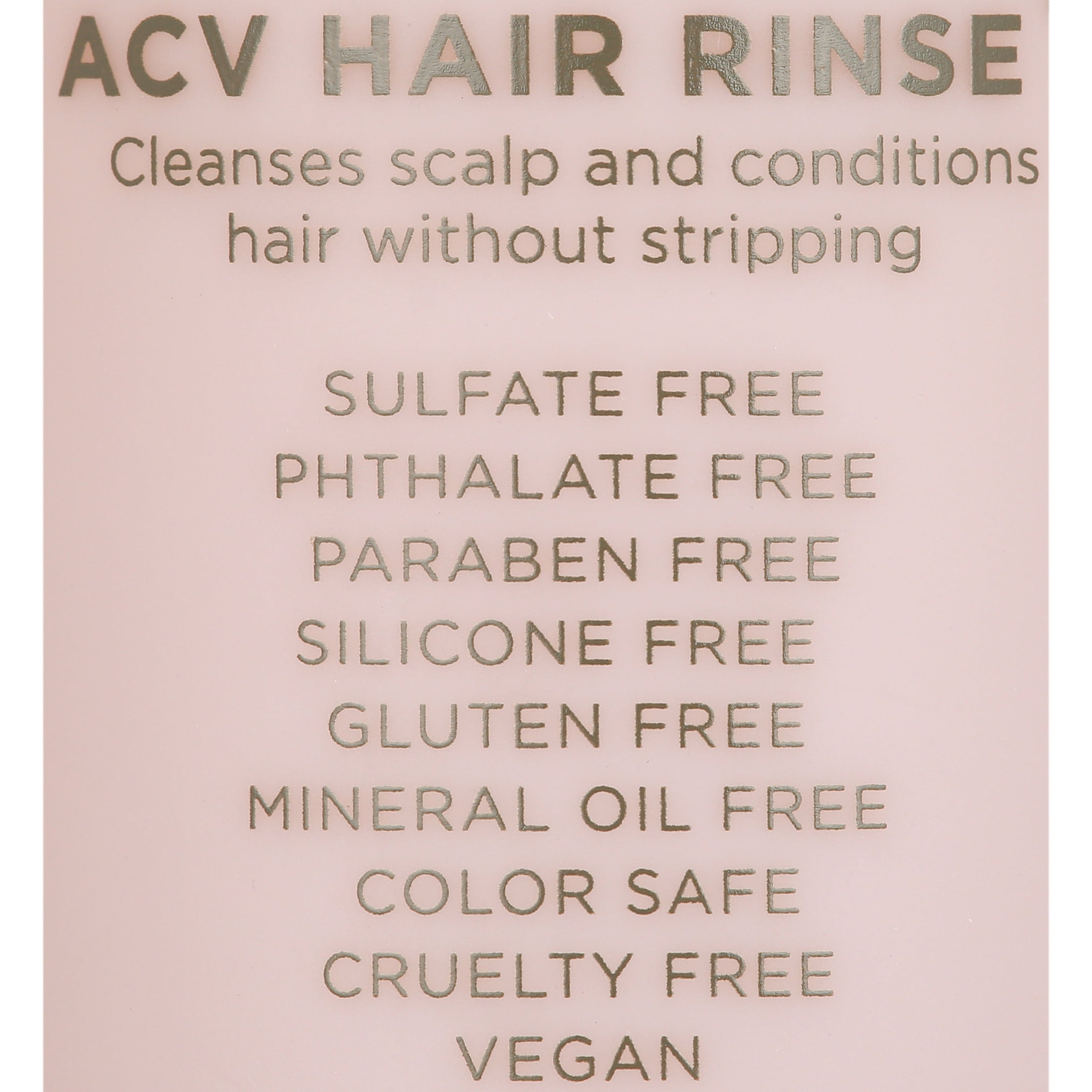 Hairitage Apple Cider Vinegar Hair Rinse - Make It Black Celebration - Sulfate Free Gentle Scalp Scrub & Hair Softening Shine Treatment, 8 oz.