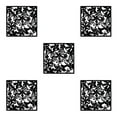 thumbnail image 3 of Youkk 4piece Hanging Divider Screens Modern For Room Separation Lightweight And Durable Easy To Assemble Multi-functional Black Butterflies 5Set, 3 of 6