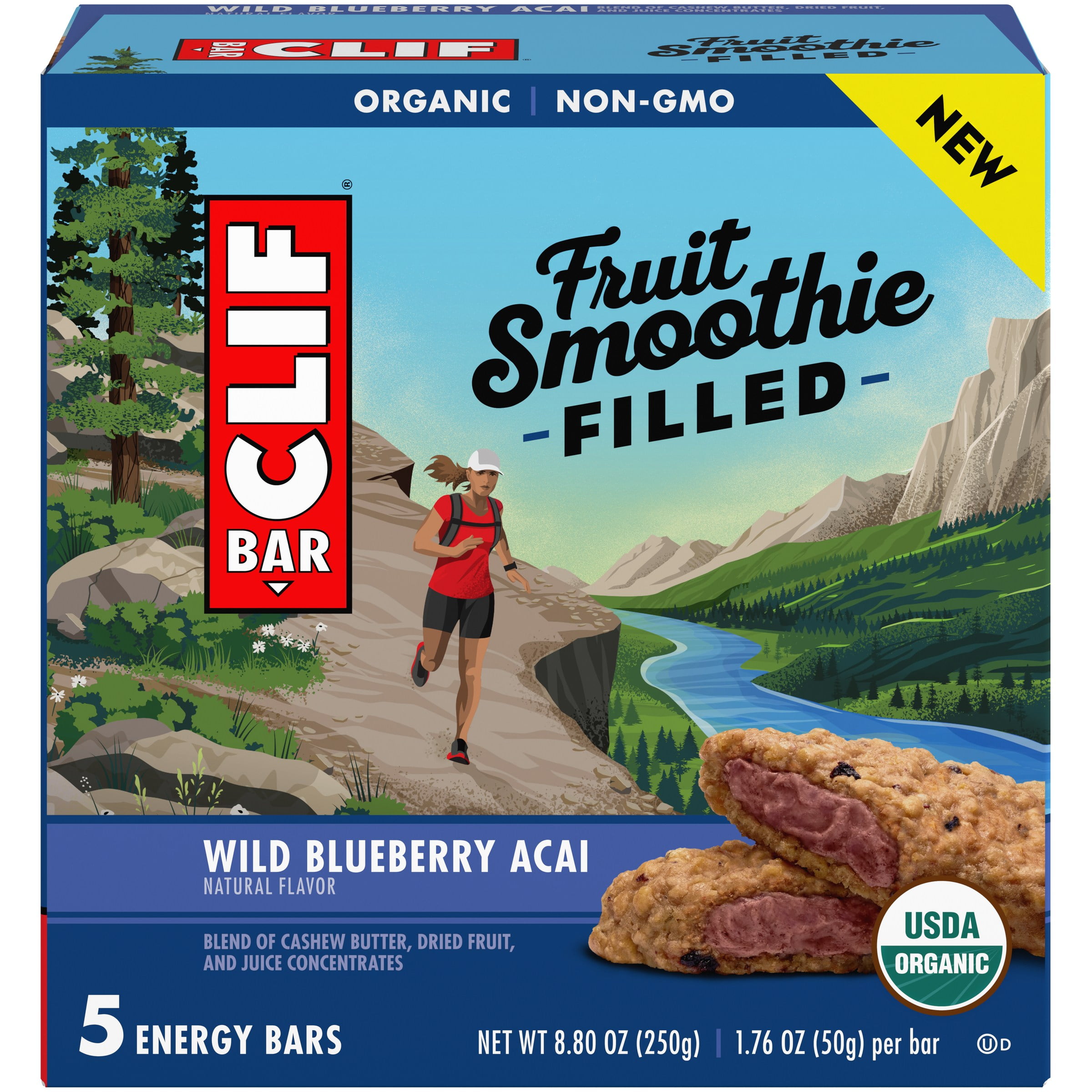 Clif Bar® Fruit Smoothie Filled Wild Blueberry Acai Energy Bar 51.76