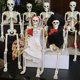 thumbnail image 4 of Skeleton Halloween Decorations 40cm Adjustable Posture Of Human Skeleton Halloween Horror Haunted House Graveyard Ornament, 4 of 5