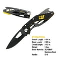thumbnail image 3 of Cat 6-1/4 Inch Folding Skeleton Knife with Bottle Opener and Black Blade - 980267, 3 of 7