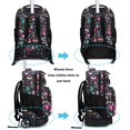 thumbnail image 2 of Mochila enrollable Tilami, 45 cm, con ruedas, escuela, universidad, viajes, 2 of 4