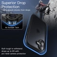 thumbnail image 3 of Funda JeTech Matte para iPhone 16 de 6.1 pulgadas, negra, 3 of 6