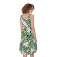 thumbnail image 2 of Gifts For Butterflies Lovers. Tropical Butterfly Pattern Print Sleeveless Knee Length Dress, Butterfly Fashion Summer Maxi Dress For Women., 2 of 4