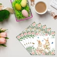 thumbnail image 4 of 20pcs Easter Theme Disposable Party Tableware Set - Spring Flower Bunny Design Plates & Utensils For Holiday Gatherings, Durable Party Supplies, Perfect Easter & Year of The Horse Celebration, C, 4 of 5