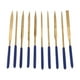 thumbnail image 1 of Juego de limas de diamante Ormromra 10 Uds. Chapado en titanio, 1 of 8