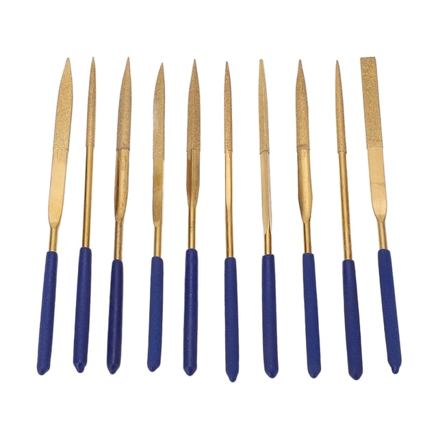 Kit de lima de diamante, juego de limas de diamante de 10 piezas Juego de limas de aguja Herramientas de limas de diamante creadas magistralmente NikouMX herramienta