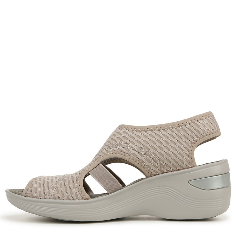 BZees For Lifestride Womens Dream Wedge Sandals Medium Wide