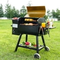thumbnail image 6 of KingChii 456 SQ.in. Wood Pellet Grill & Smoker with UPDATED Control Panel PID 3.0 Automatic Temperature Control, Bronze, 6 of 13