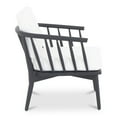 thumbnail image 3 of Moe's Home Collection Wren Outdoor Lounge Chair Warm White Wood Chairs, 3 of 5