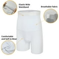 thumbnail image 3 of QRIC Men Tummy Control Shorts High Waist Slimming Shapewear Body Shaper Leg Underwear Briefs, 3 of 6