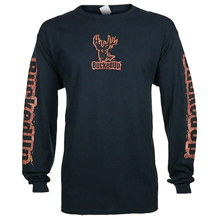 bucked up men s buckedup mud logo long sleeve t shirt big 316071