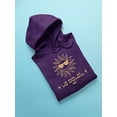 thumbnail image 3 of Le Soleil Radiance - Vintage Sun Emoji Graphic Men's Hoodie, 3 of 4