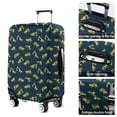 thumbnail image 5 of Cartoon Construction Vehicles Bulldozers Luggage Cover Fashion Suitcase Cover Baggage Covers Fit 25-28 Inch Luggage (Go Travel), 5 of 5