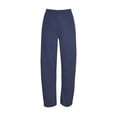 thumbnail image 2 of Pantalón tipo yoga Fruit Of The Loom Para mujer, de felpa, azul marino, talla CH, 2 of 4