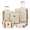 Beige, variant on Suitcase Set 3 Piece Luggage Set Carry On Travel Luggage TSA Lock Spinner Wheels Hardshell Lightweight Luggage Set(White, 3 piece set (DB/TB/20))