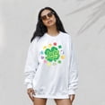 thumbnail image 5 of Feeling Lucky Sweatshirt, You are My Lucky Charm, St Patricks Day Sweatshirt, Lucky Pullover, Womens Sweatshirt, Crewneck, Shamrock Shirt 1375308982, 5 of 5