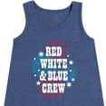 thumbnail image 3 of Instant Message - Americana - Red, White, & Blue Crew - Fireworks - Toddler & Youth Girls A-line Dress, 3 of 6