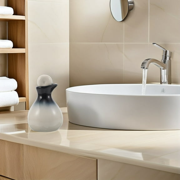 OULII Ceramic Essential Oil Bottle White Aromatherapy Dispenser for Home Use