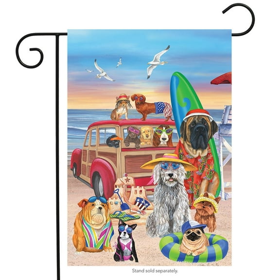 Briarwood Lane Dog Days of Summer Garden Flag