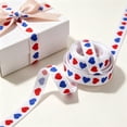 BinKFF 1 Rolls Patriotic Memorial Day Ribbons, 0.4
