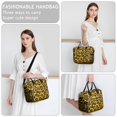 thumbnail image 6 of Yellow and Black Of Leopard Print Womens Lunch Box for Work,Insulated Large Lunch Bag for Tween and Teen,Loncheras Para Mujer,Leakproof Adult Lunch Bag for Work,Beach,Travel,Picnic,Camping, 6 of 7