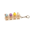 thumbnail image 2 of Dumpling Keyboard Fidget Toy, Clicky Button Light up Fidget Clicker Keychain, Portable Finger Press Toy for Stress Relief, Boost Focus for Office School Travel, Novelty Anxiety Relief Gift(A#1), 2 of 4