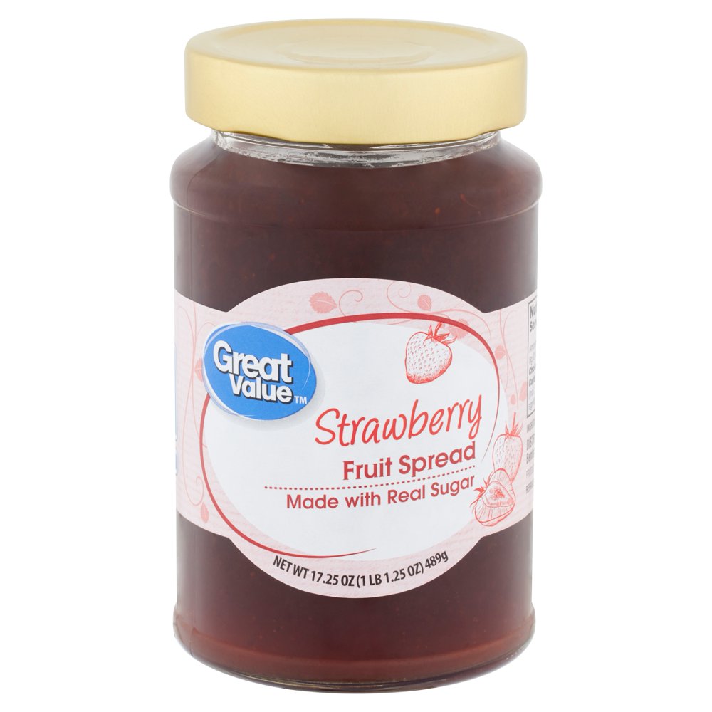Great Value Strawberry Fruit Spread, 17.25 oz
