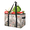 Multicolor 2, variant on Crow Vintage Sunflowers Reusable Grocery Bags, Foldable Shopping Bags for Groceries with Handles, Large Grocery Tote for Kitchen, Market, Car Trunk, Picnic