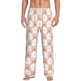 thumbnail image 2 of Picia love plaid fox Mens Soft Woven Cotton Elastic Waistband Sleep Pajama Pant Lounge Sleep Pant With Pockets And Drawstring-Medium, 2 of 9