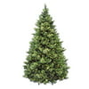 National Tree Company Clear Prelit LED Green Flocked Full Christmas Tree, 7.5'