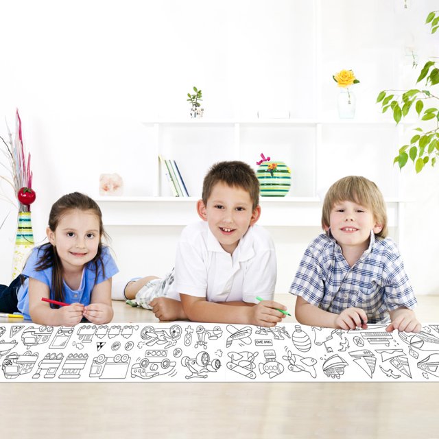 DPTALR Graffiti Picture Scroll Can Be Attached To The Wall Painting Paper To Draw Children's Graffiti Picture Scroll