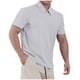 thumbnail image 2 of pstuiky Camisas de vestir de manga corta para hombre, Camiseta deportiva informal de manga corta con cuello redondo y rotos para hombre. ropa de hombre xl, 2 of 5