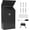 Black, variant on Metal Suggestion Box Donation Box with Slot Drop Box with Lock and Key Collection Box Mailbox Wall Mount Dropbox (10.2×5.6×2.8inch) Ballot Box for Home Office Outdoor