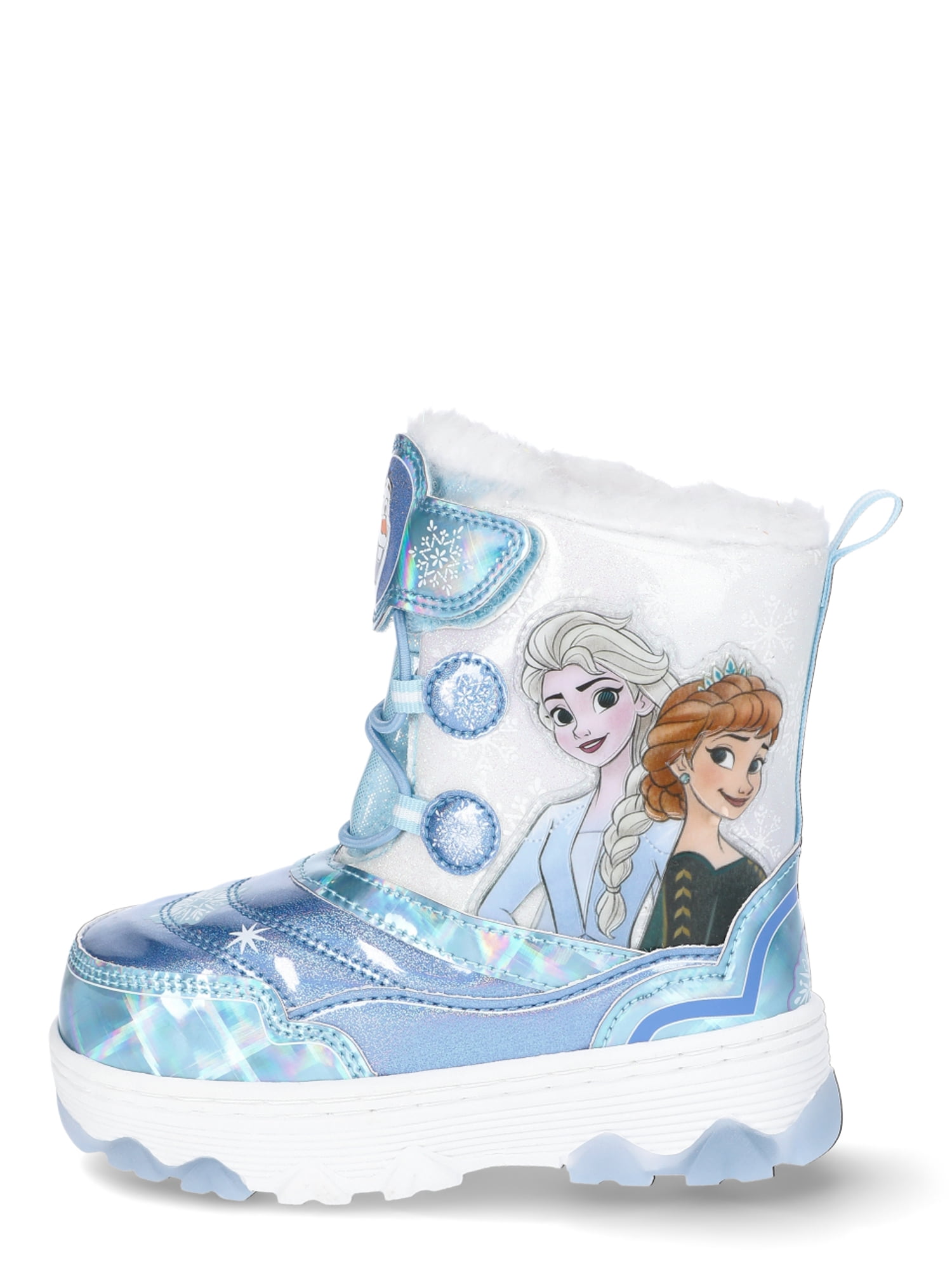 Disney Toddler Girls Frozen Light Up Snow Boots, Sizes 7-12