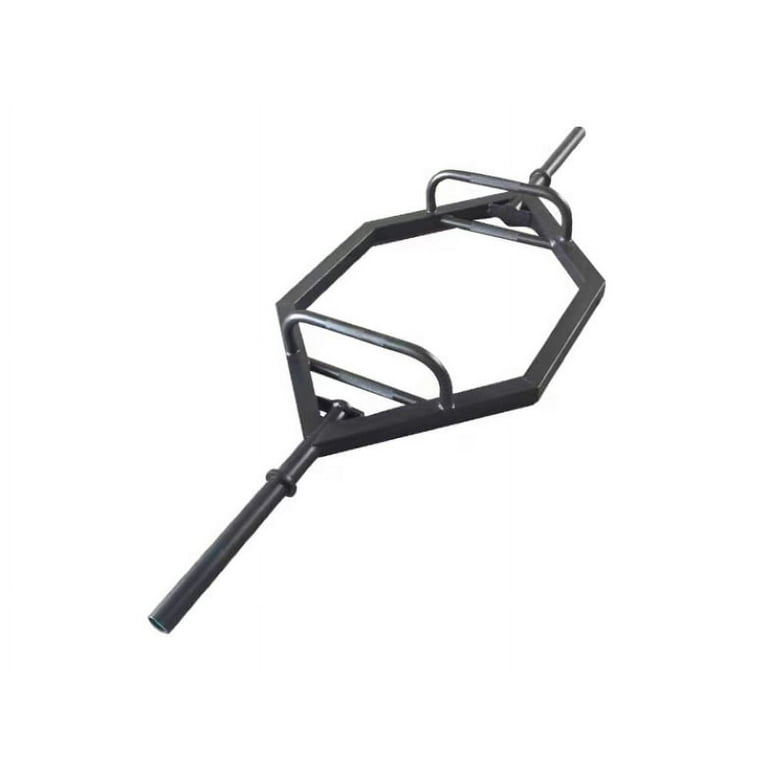 Tru Grit Fitness 65 lb Olympic Black Trap and Deadlift Weight Bar for Weightlifting and Fitness Walmart