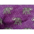 thumbnail image 4 of oneOone Cotton Poplin Fabric Elephant Block Print Fabric BTY 42 Inch Wide, 4 of 4