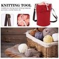 thumbnail image 3 of BESTYASH Bolsa Roja Para Tejer Con Compartimentos Para Almacenar Hilo, Accesorios Y Ganchillos, 3 of 6