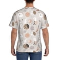 thumbnail image 2 of Naloa Rabbit In Space Men's T-Shirt Sport T-shirt Men's Basic Tee Casual Men's Shirt, Round Neck, Short Sleeves - 3X-Large, 2 of 5