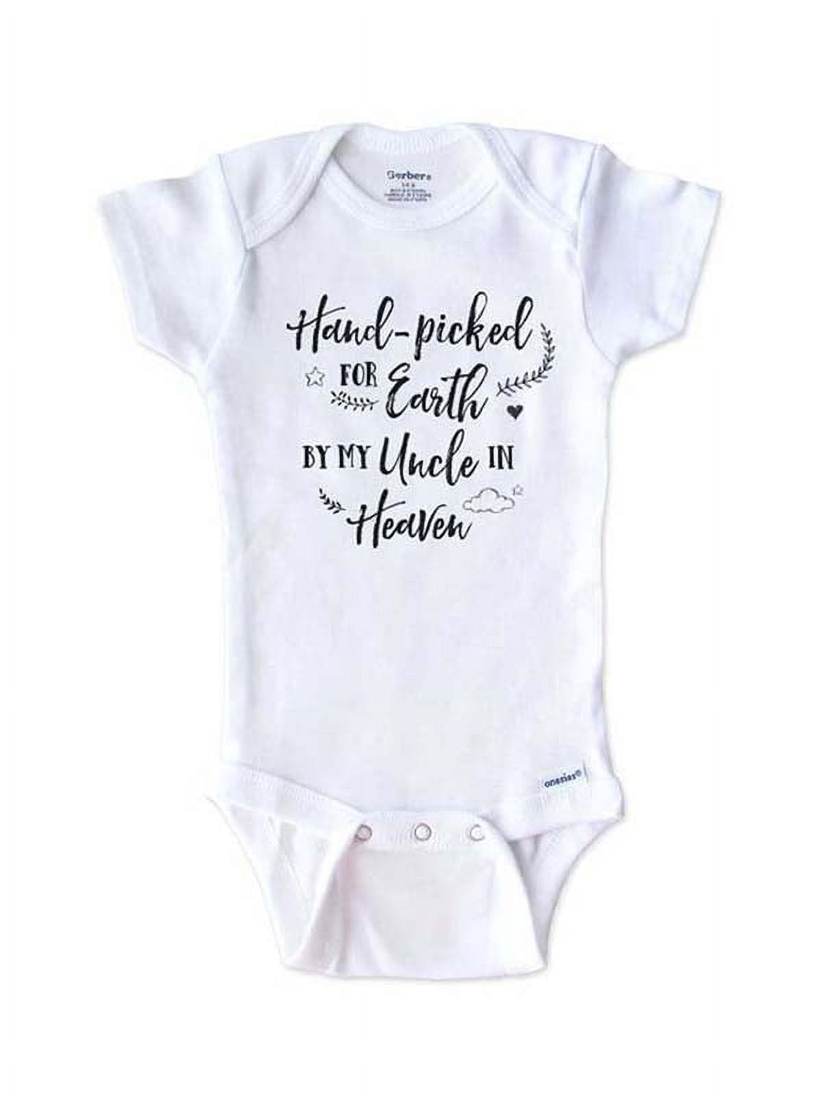 Memorial baby onesie Hand-picked for Earth by my Grandpa in