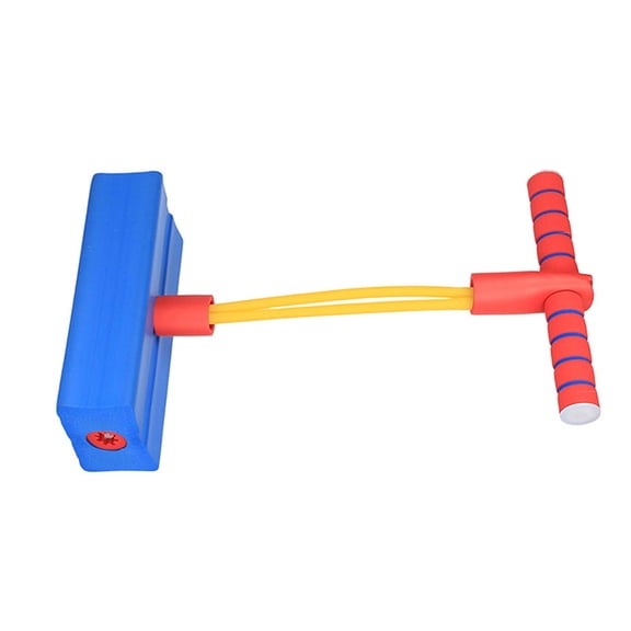 Thalyn Outdoor Jumping Toy Foam Jumper Bounce, Foam Pogo Stick Promote Growing for Outdoor for Kids Blue